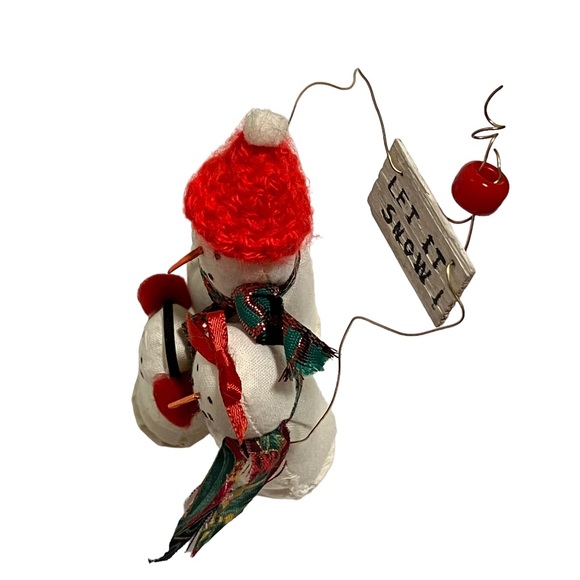 Vintage Snowman Family Christmas Ornament - Picture 4 of 6